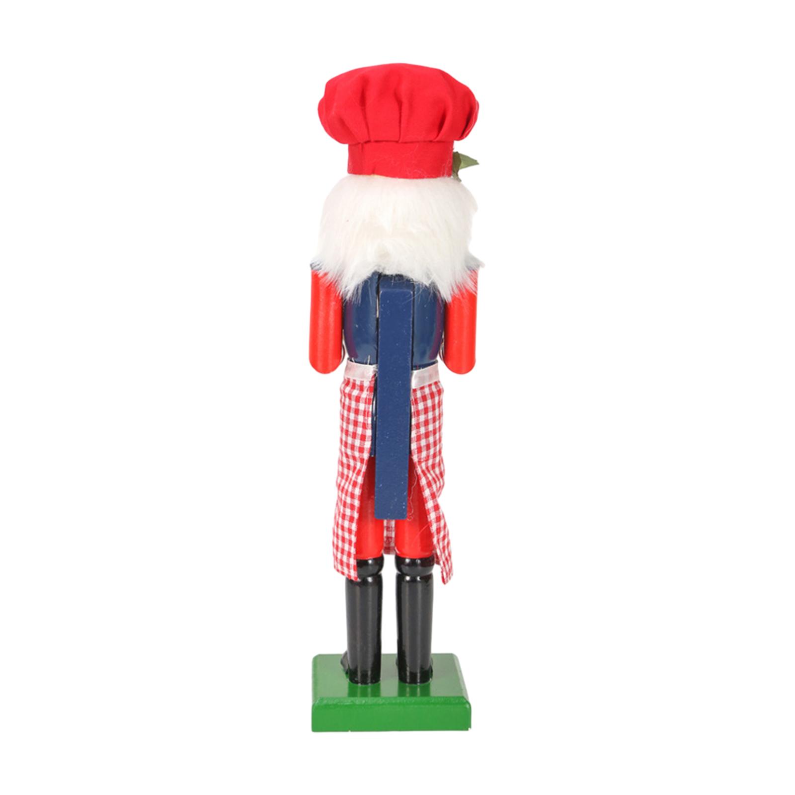 Nutcracker Figurine - Ornement casse-noisette en bois de 36