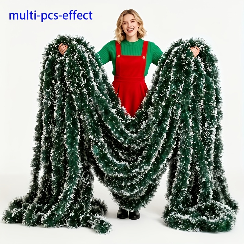 Tinsel Garland Decoration - Guirlande de Noël en tinsel de