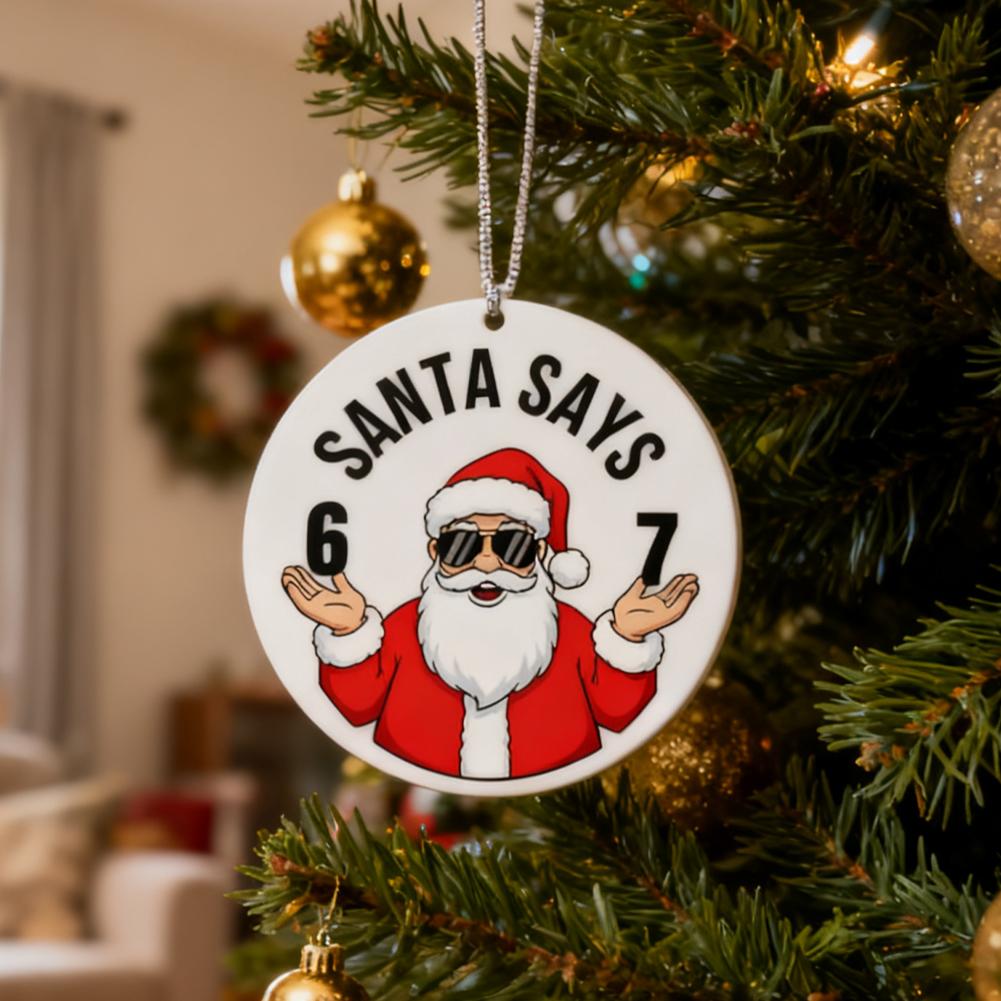 Christmas Stocking Hanging - Ornement de Noël drôle du Père