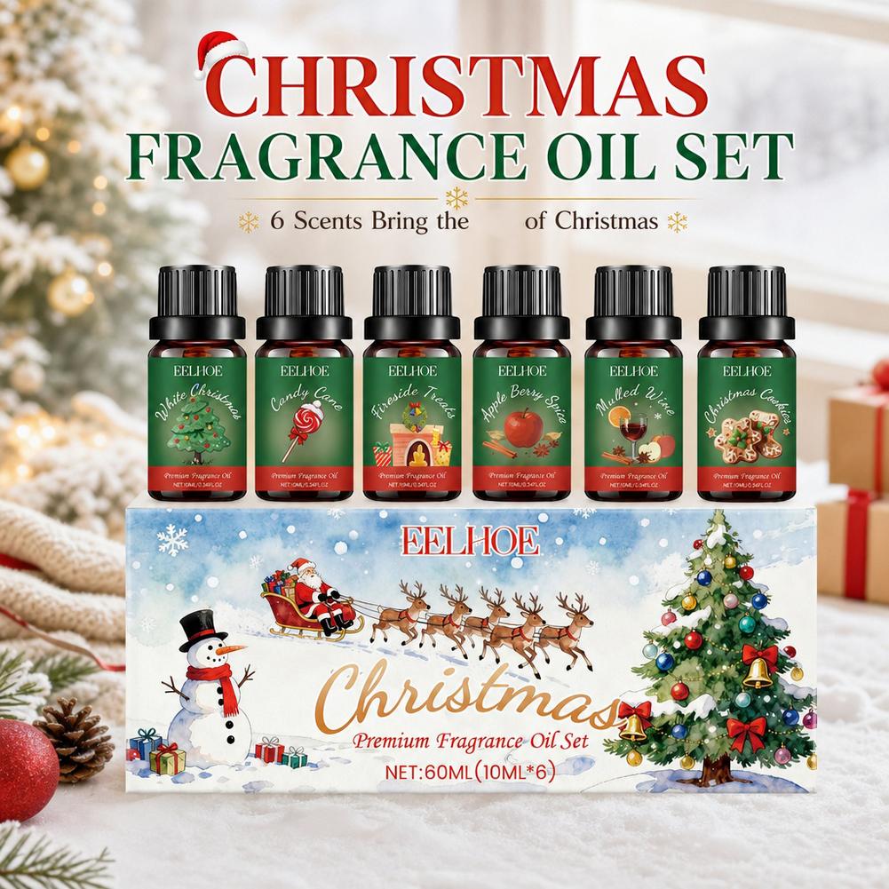Holiday Candle Set - Coffret cadeau de Noël 6 en