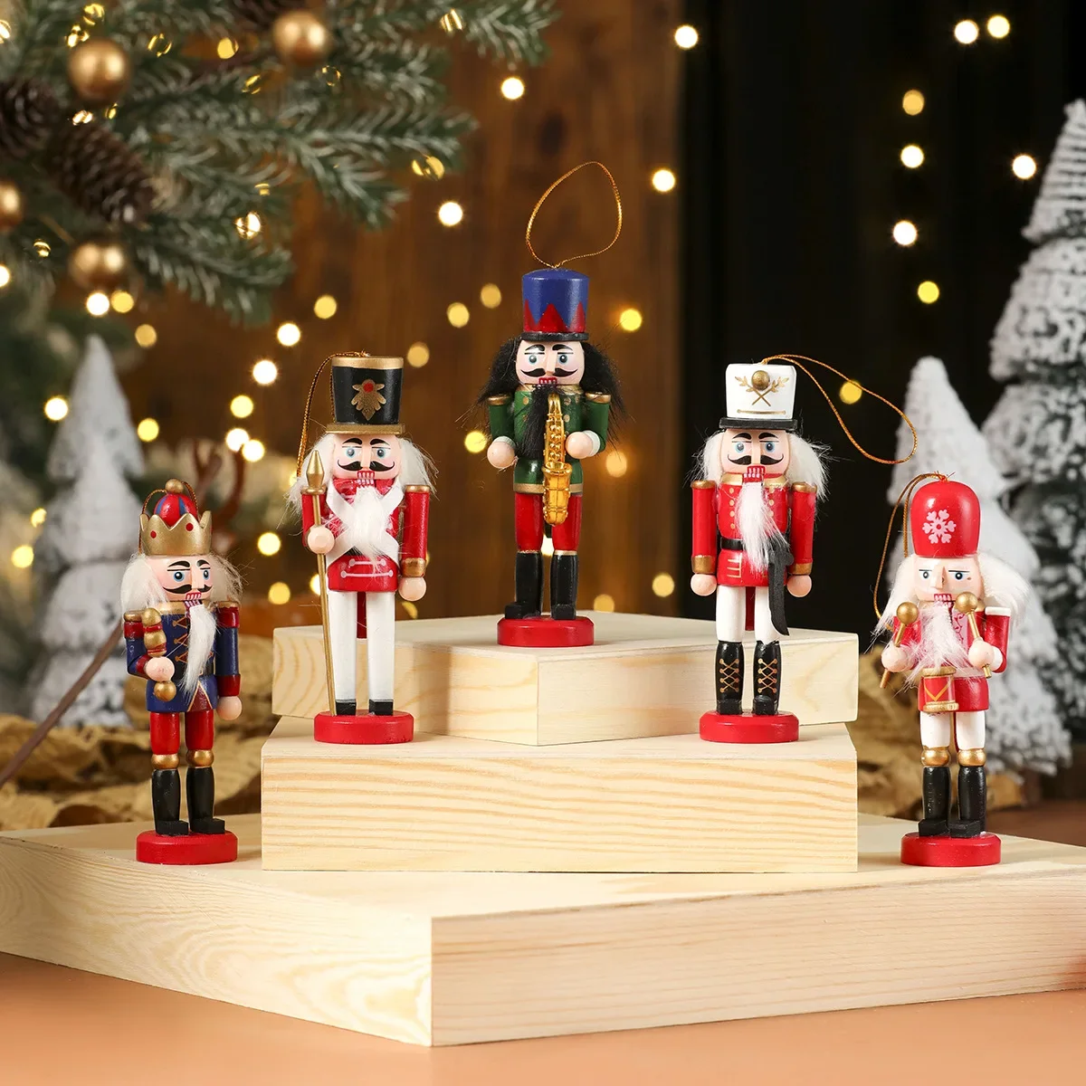 Nutcracker Figurine - Figurine de soldat peint, décor de