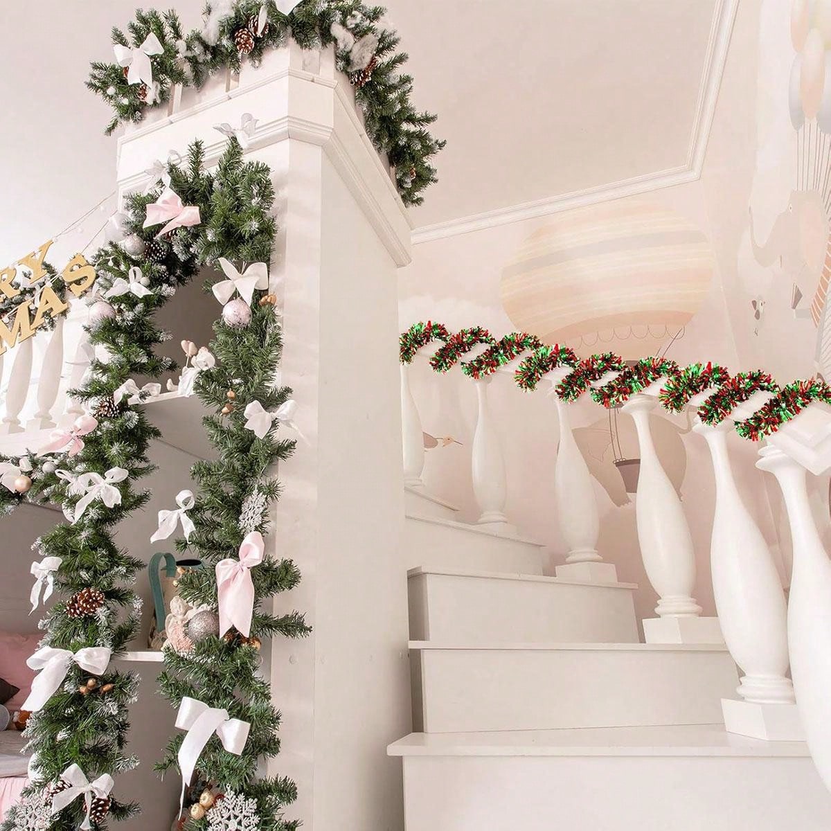 Guirlande de Noël décorative,  - Tinsel Garland Decoration avis et prix