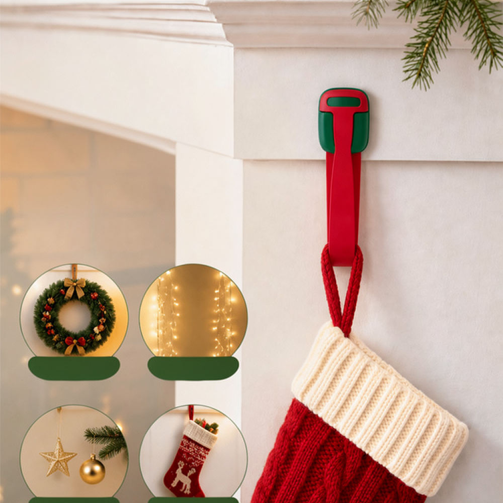Crochet de Noël en silicone ré - Christmas Stocking Hanging avis et prix